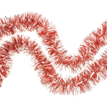 wholesale Tinsel Artificial Christmas Garland with Snowflake spot